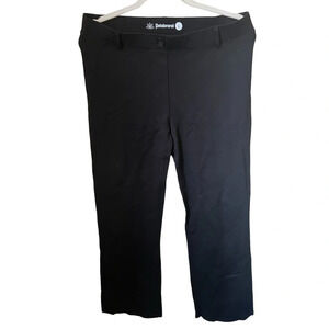 Betabrand black Bootcut Chinos, size large